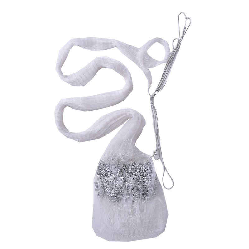 Tarrafa C/ Corrente Pesca Malha 2 x 2 cm (20mm) Fio0.40 20MT