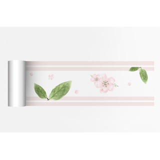 Faixa decorativa para quarto de bebê floral menina infantil FX78