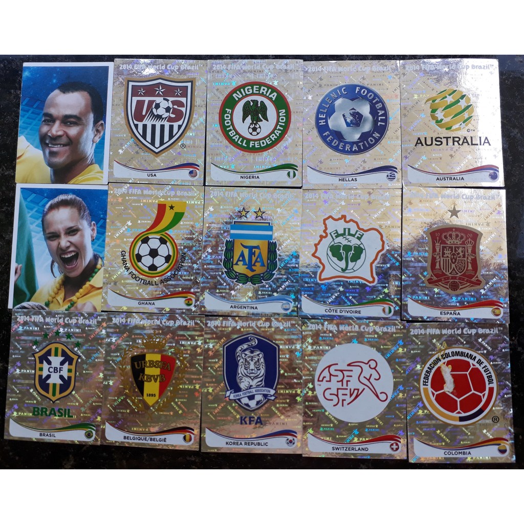 Figurinha Panini Copa Do Mundo 2014 Escudos E Times - X2