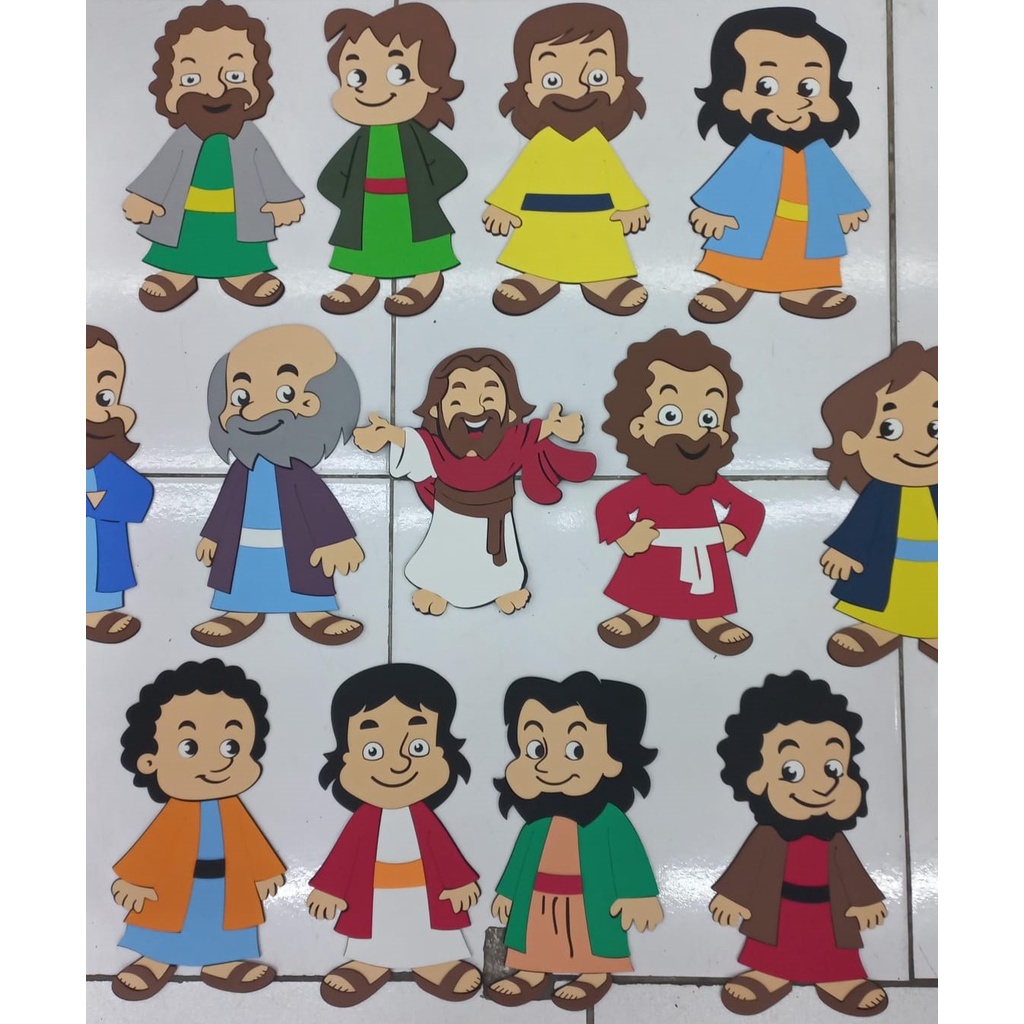 unidade painel banner tiago pedro joao 12 discípulos e Jesus dicipulos unidade