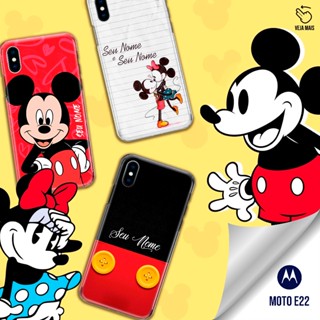 Capa Capinha - Moto E22 - Mickey Minnie