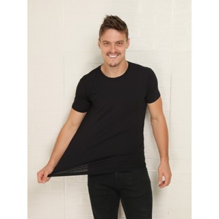 Camisetas Basicas Manga Curta Com Elastano Malha Visco Lycra(Malha Fria)