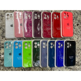 Capa Case Silicone Aveludada Câmera Fechada Compatível para iPhone 15 PRO