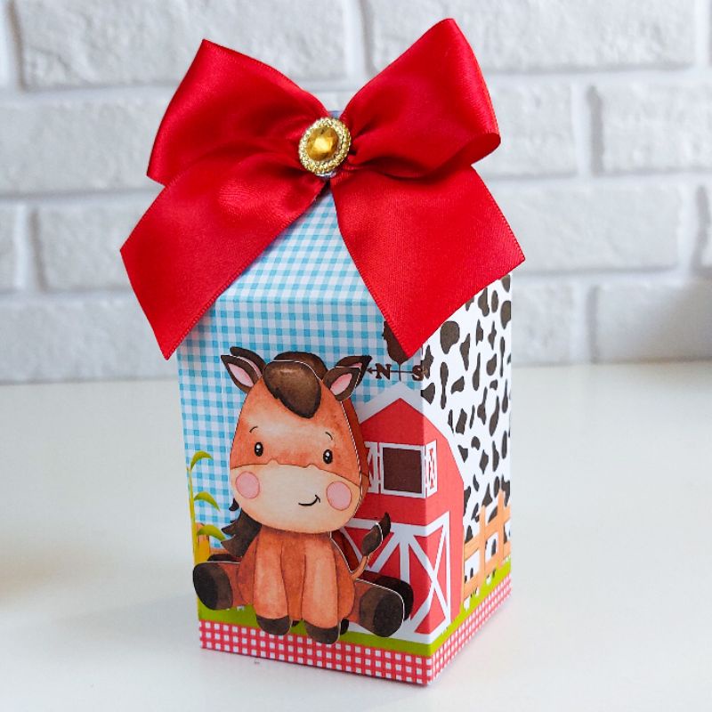20 Lembrancinha fazendinha menino - personalizados fazendinha trator caminhão.