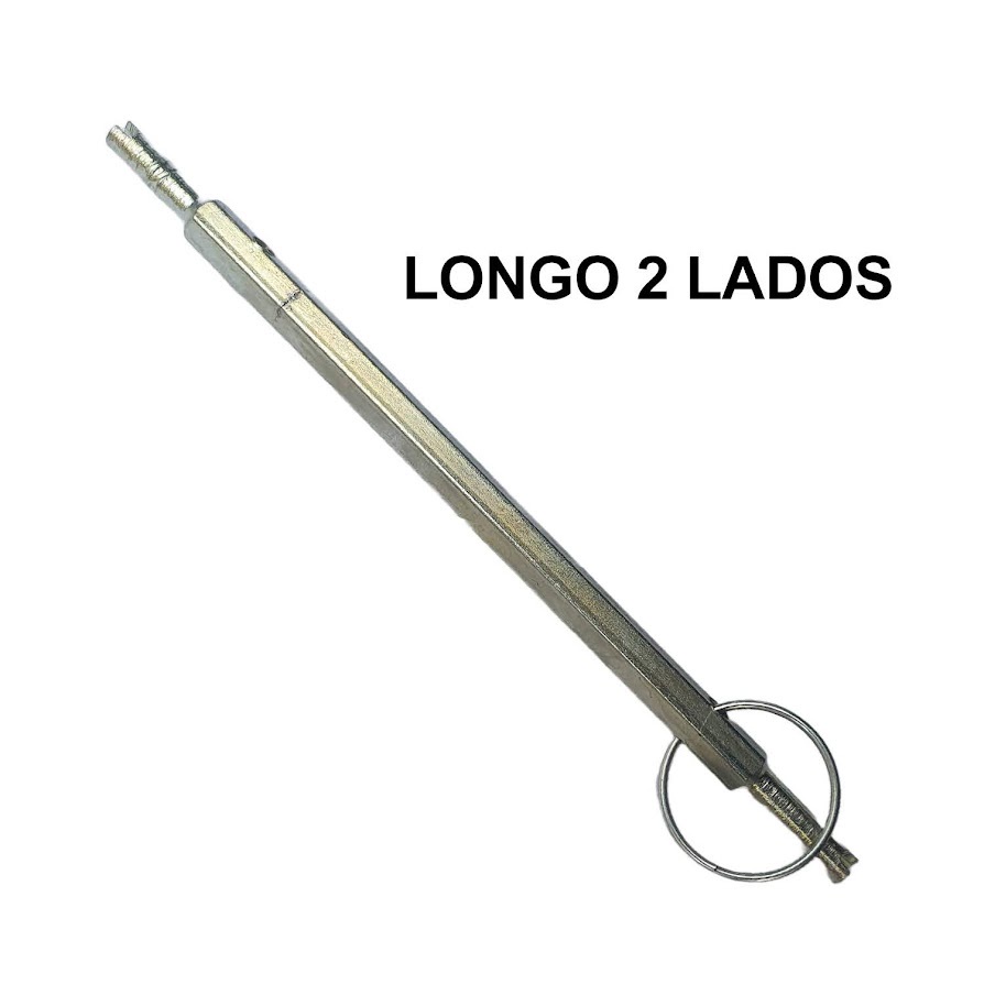 Saca Válvula Tarraxa Pneu Longa Sextavada 2 Lados em Oferta na Shopee