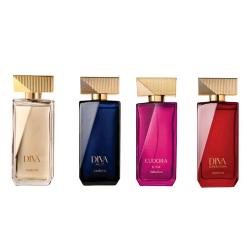 DIVA DESODORANTE COLONIA PERFUME FEMININO LA NUIT EXPLENDIDA FABULOSA