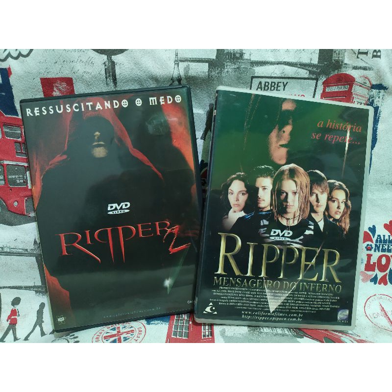 dvd kit coleção ripper mensageiro do inferno 1 e 2 - 2 discos