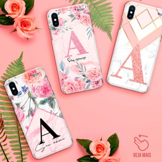 Capa Capinha - Samsung Galaxy M13 - Letra Inicial Personalizada com nome