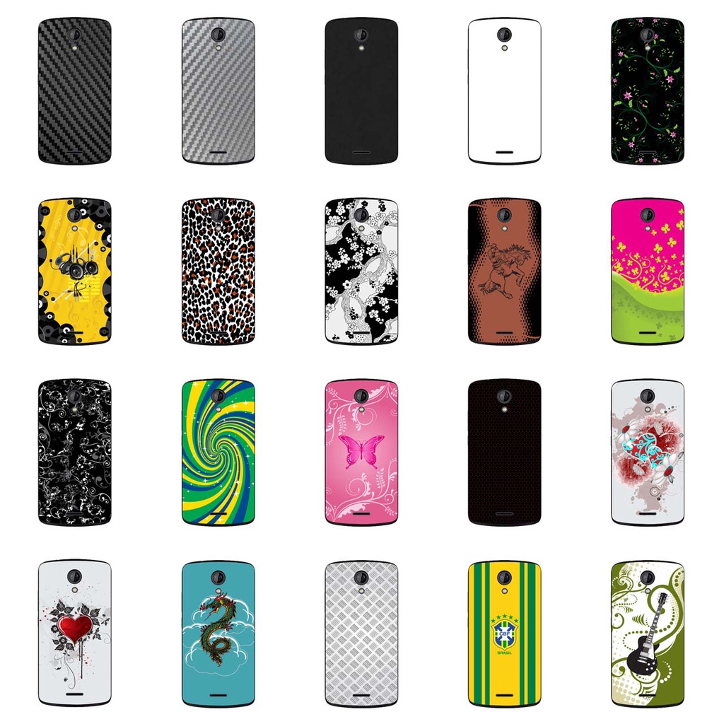 Capa Adesivo Skin349 a 368 Verso Para Blu Studio X8 Hd (2016)
