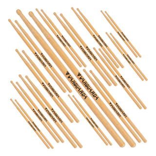 Kit 12 Baquetas Bateria Para Iniciantes Ou Escola De Bateria