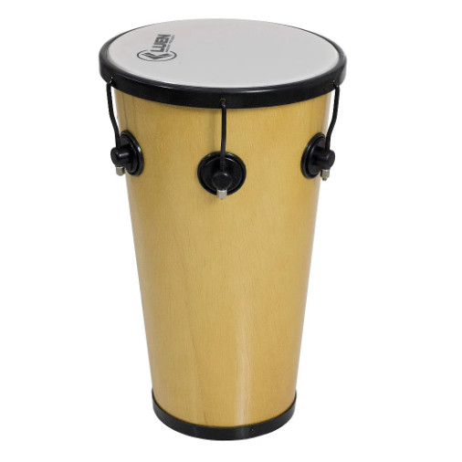 Timba Luen 50x11 Verniz 6 Afinações com Pele Leitosa Ferragem Preto