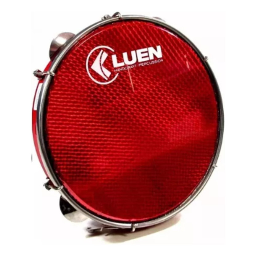 Pandeiro Luen 12 Polegada Abs Pele Holográfica Verm. 40157vm em Oferta na Shopee