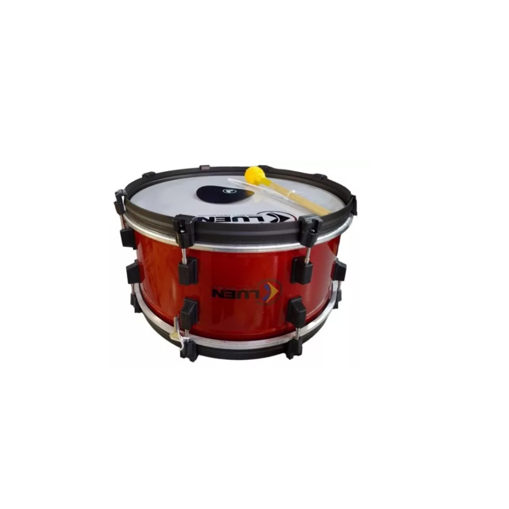 Zabumba 20x18 Dupla 8 Afi C/ Maçaneta Bacalhau Luen  Aro Blacksteel Pele Leitosa