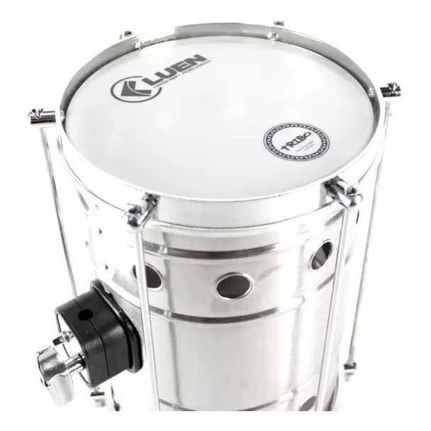 Bacurinha Repinique 30x8'' Vazado Inox Esc 6 Afinação Luen Full Percussão