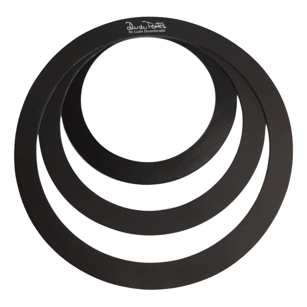 Kit Anel Abafador Preto Muffle Ring Black 8 10 12 Da Luen Dp