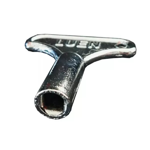 Chave Sextavada Cromada 40mm x 1/4"  para Pandeiro e Tamborim Luen Cód. 17454