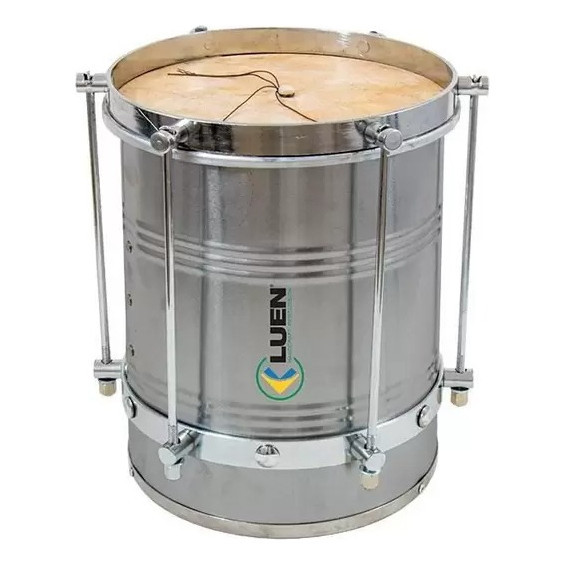 Cuica Aro Bola Luen 25x08 Inox 6 Afinacoes  Cromado 30009