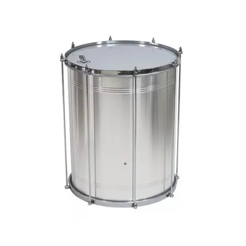 Surdo Luen 45x14'' Alumínio E Ferragem Cromada 20063 Farfara Percussão Forro Axé