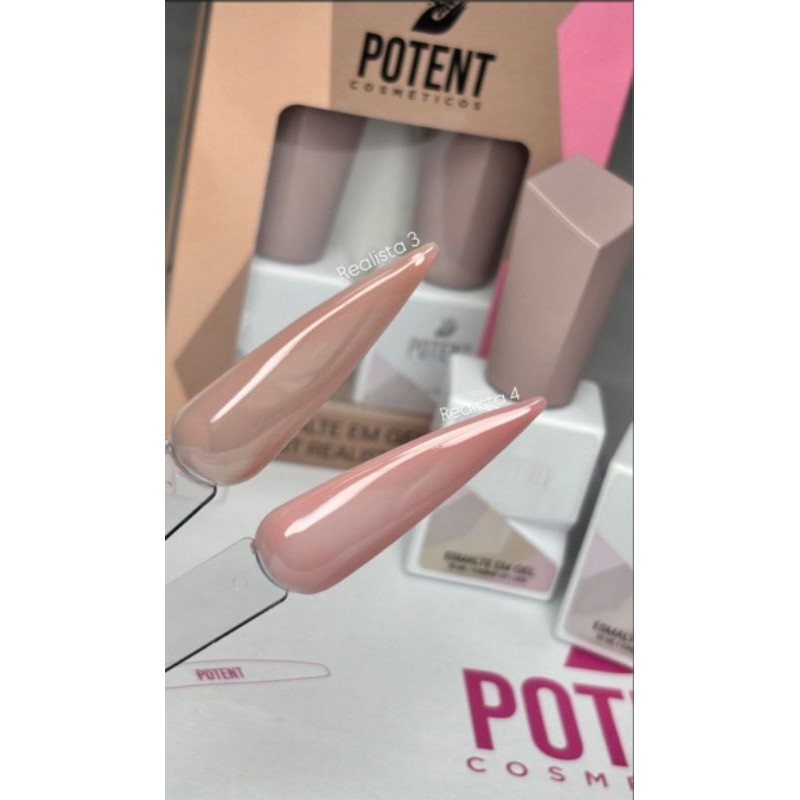 Esmalte em Gel Kit Realista *B* Potent nails em Oferta na Shopee