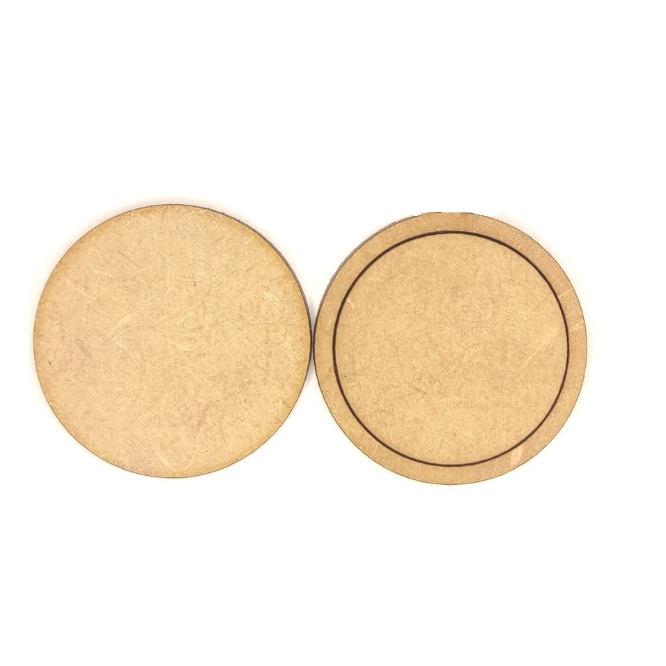 kit com 10 20 30 40 ou 50 Bastidores de 6 cm com tampo MDF 3MM em Oferta na Shopee