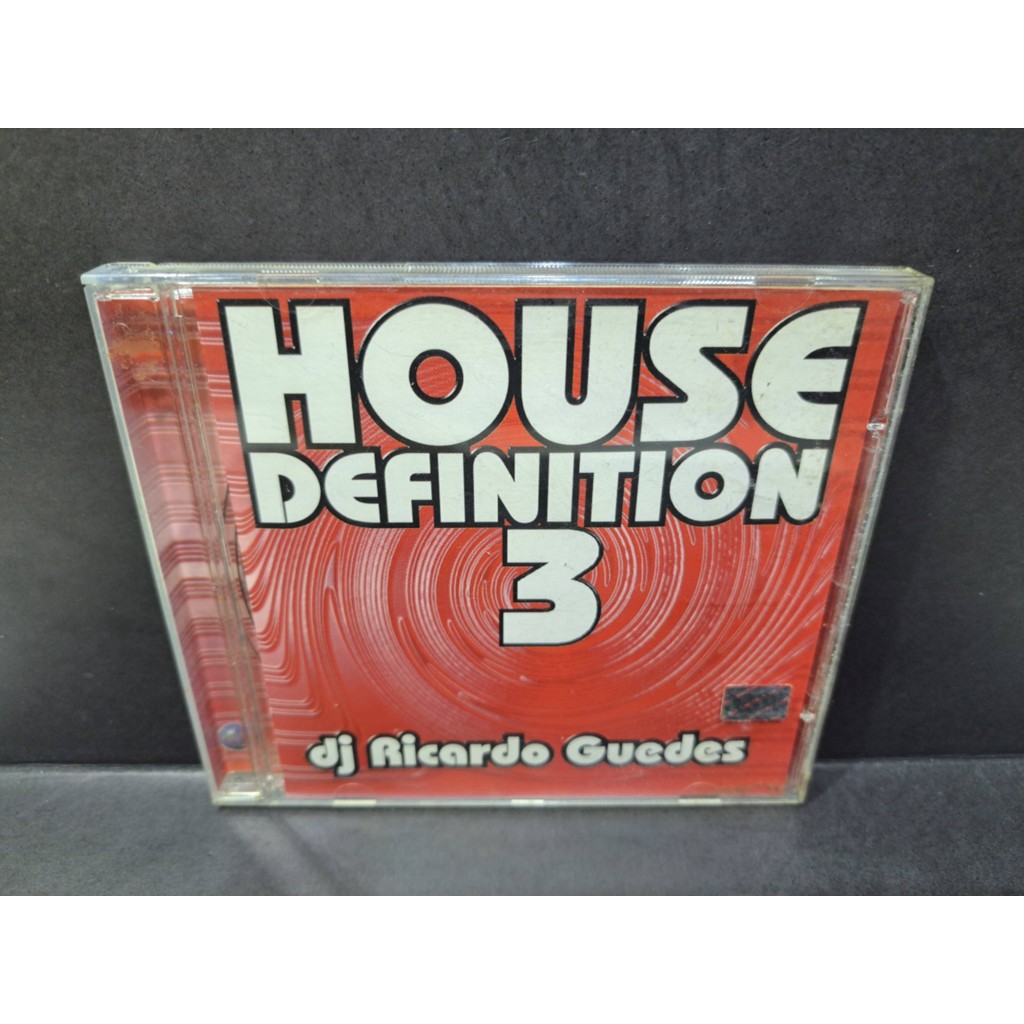 Cd House Definition 3 Dj Ricardo Guedes / Ótimo Estado