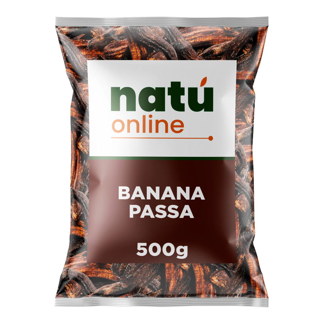 Banana Passa Desidratada Sem Açúcar 500g
