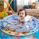 Tapete100CM jogo da água do bebê - água inflável para bebê infantil,Tapete inflável para centro atividades para bebês