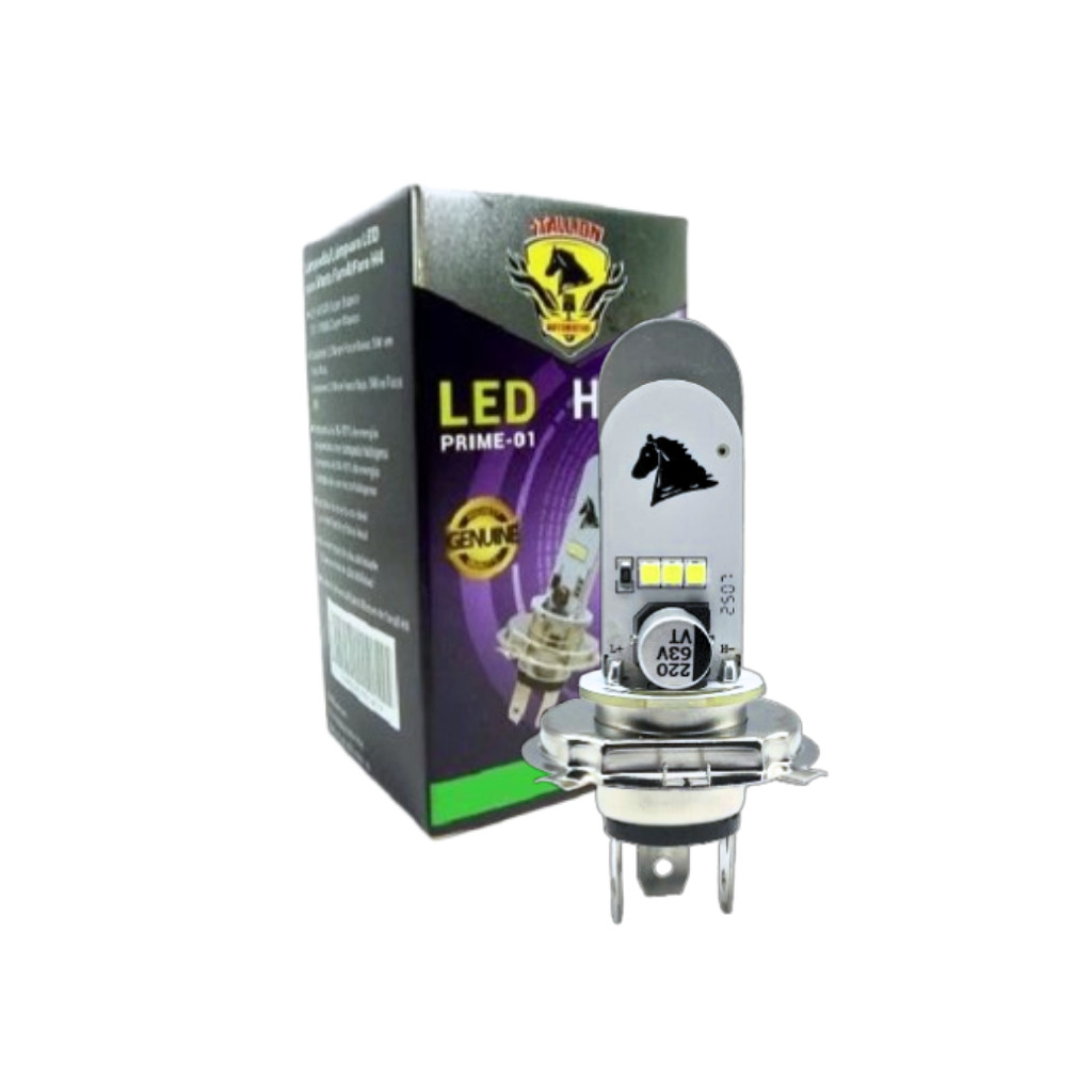 Lâmpada Farol Moto H4 Stallion Super Led Efeito Xenon Yamaha Xtz Ténéré 250 de 2016 Em Diante