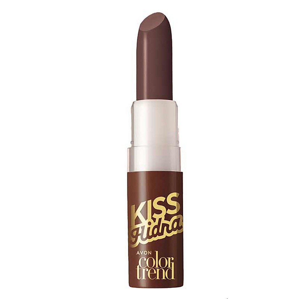 Batom Avon Chocolate Amargo Kiss Hidra Color Trend Original em Oferta na Shopee