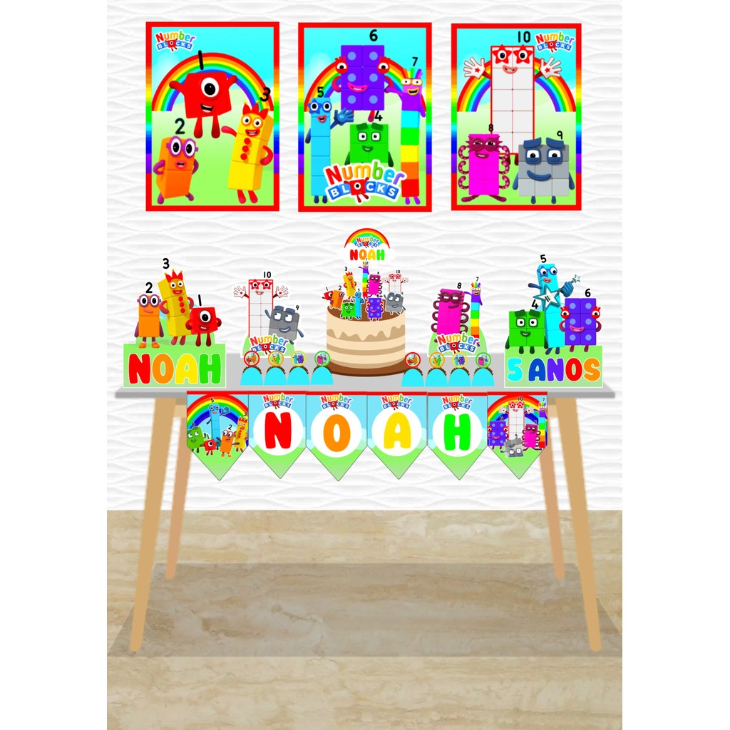Kit Festa Numberblocks