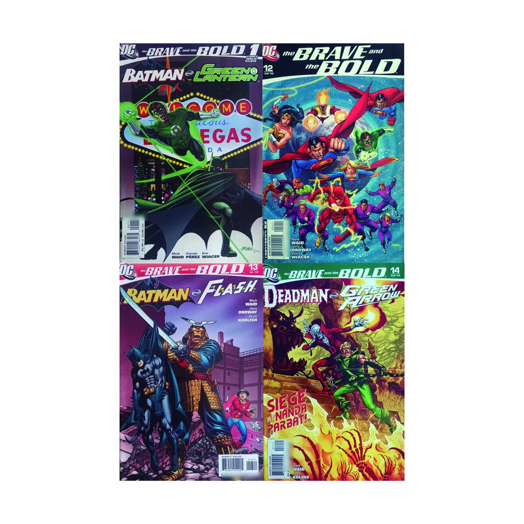 Hq DC The Brave and the bold - Edições diversas - Valor unitário - Batman Superman Flash Green Arrow - Importada 2008