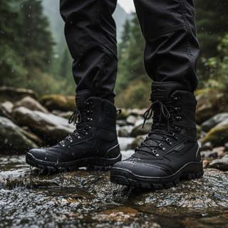 Bota Coturno Militar Masculino Resistente Cano Alto Promoção Motoqueiro Tático Segurança Exército