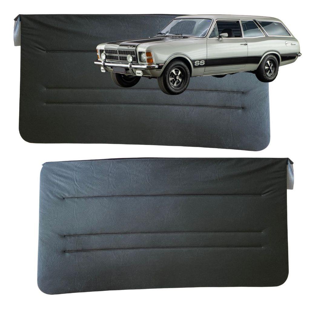 Forro Porta Dianteira 2p Preto Opala 69 até 82 PVC