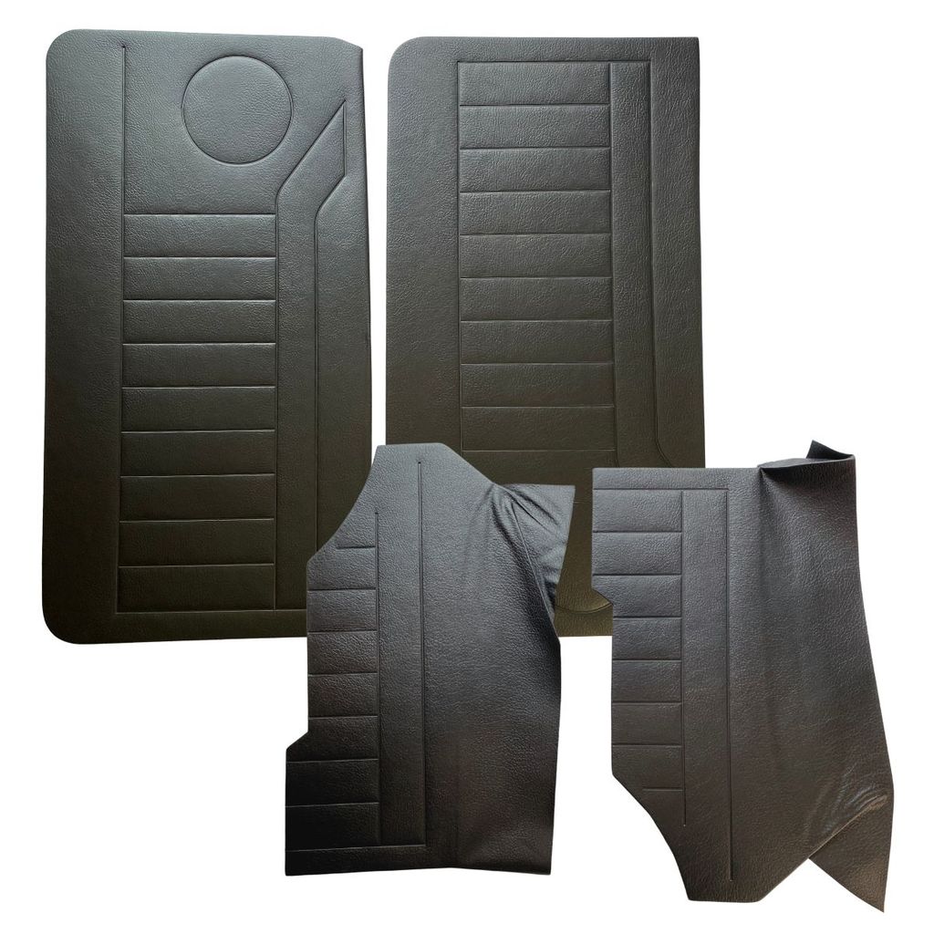 Forro Porta + Lateral Traseira 2p Preto Opala 83 até 92