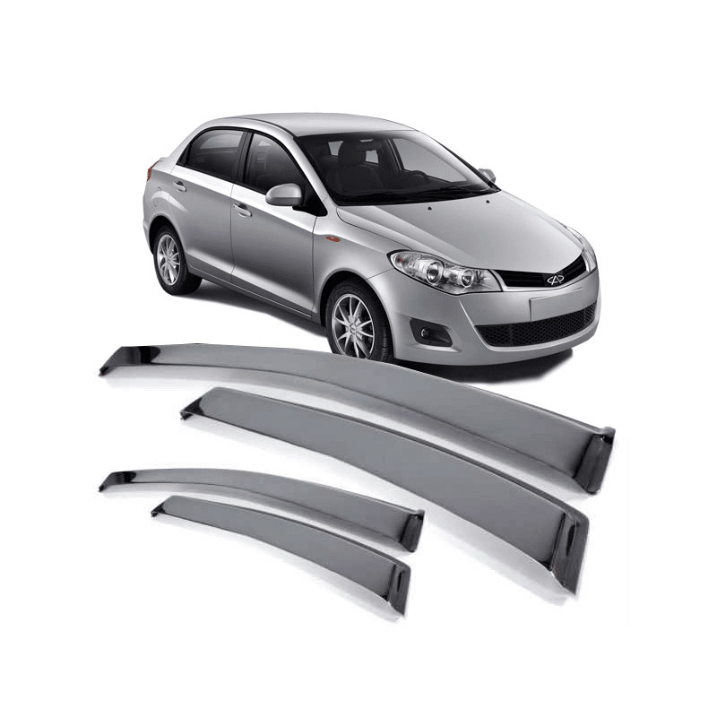 Calha de Chuva para Chery Celer Sedan 14/.. Fumê - C3274