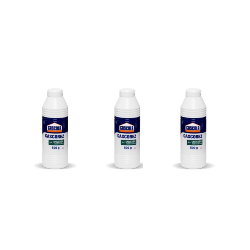 Detalhes do Kit com 3 - Cascola Cascorez Universal 500g