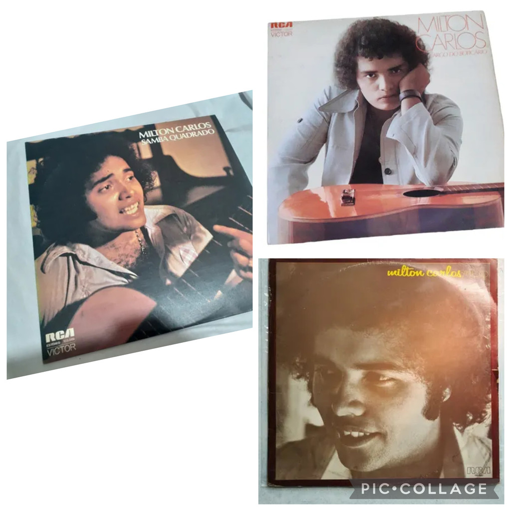 LP MILTON CARLOS - SAMBA QUADRADO / LARGO DO BOTICÁRIO / INÉDITO
