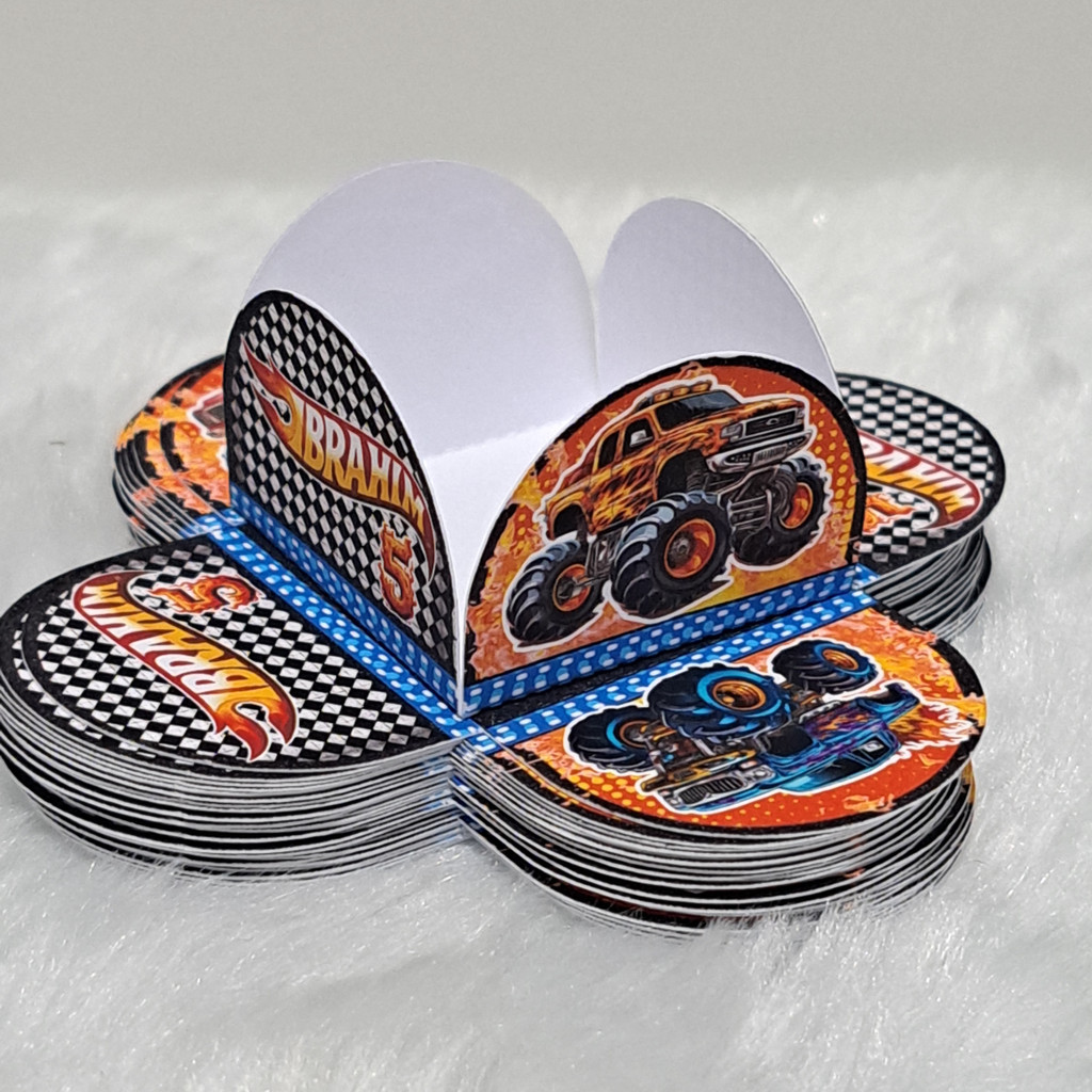 FORMINHA OU TOPER DE DOCE HOT WHELLS MONSTER TRUCK - FAZEMOS EM OUTROS TEMAS em Oferta na Shopee