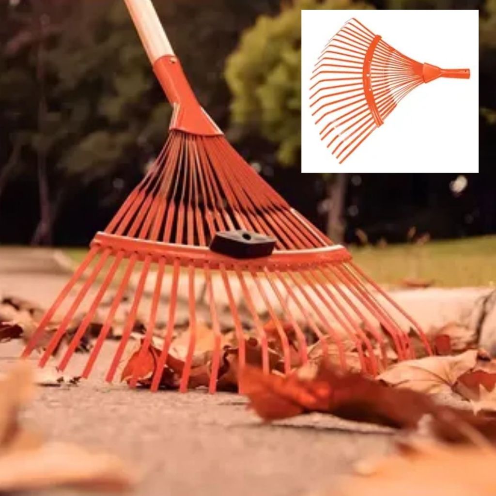 Vassoura Metálica para Grama e Jardim (22 Dentes) em Oferta na Shopee