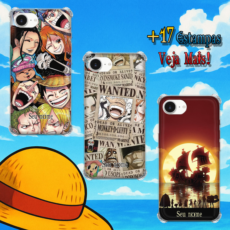 Capa Capinha - iPhone 16E - One Piece em Oferta na Shopee
