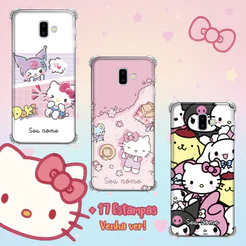 Capa Capinha para Samsung Galaxy J6 Plus - Hello Kitty / Sanrio