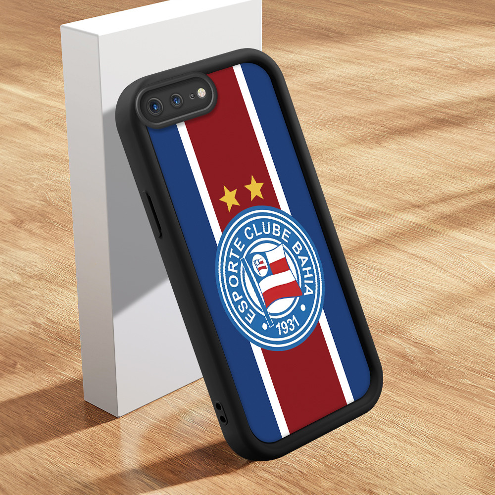 Capinha Para Preta EC Bahia Capa Macio iPhone 7 8 Plus TY 5951 em Oferta na Shopee