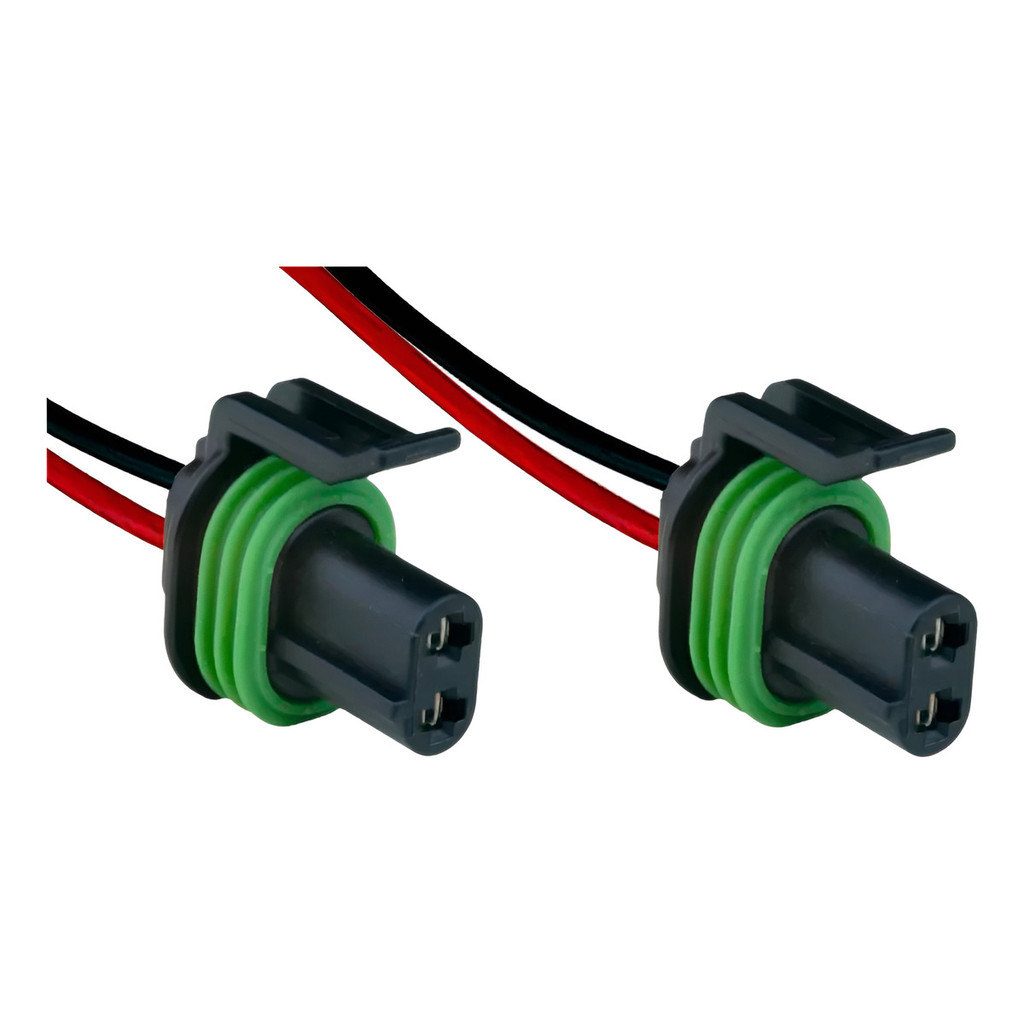 Par Conector Plug Chicote Farol Milha Gm Vectra Astra Agile Corsa Prisma