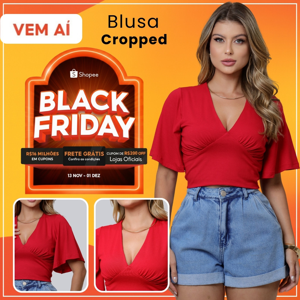 Cropped Preto: Guia Completo e Onde Comprar | BuscaProdutos