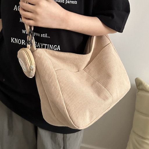 Bolsa de Grande Capacidade para Todos de Ombre Moda-Vendida com Pingente em Oferta na Shopee