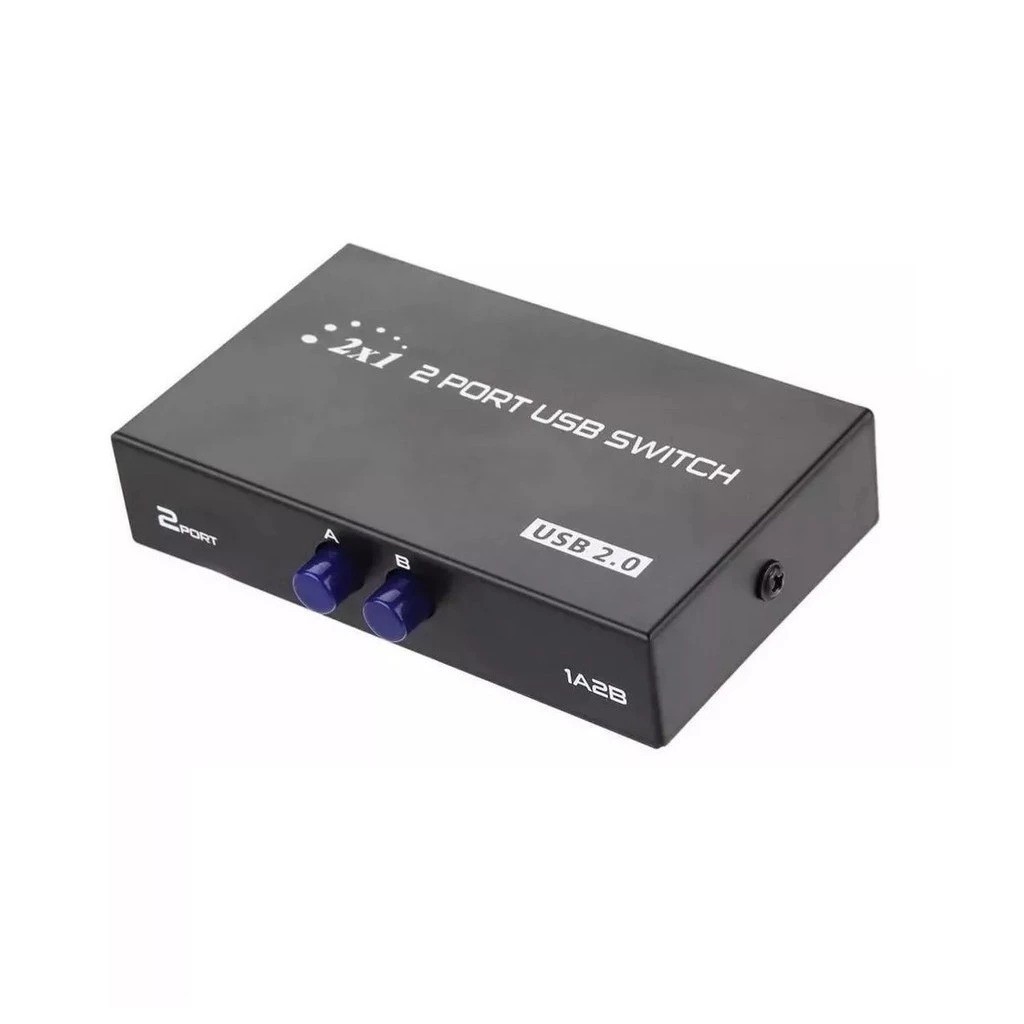 Switch Hub Switcher Abs 2 Portas Usb2.0 Tipo-b Impressora