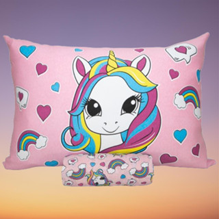 Jogo de Lençol Infantil Solteiro com Elástico 88x188x30cm – Estampa Dinossauro/Futebol/Unicórnio – Macio e Confortável em Oferta na Shopee