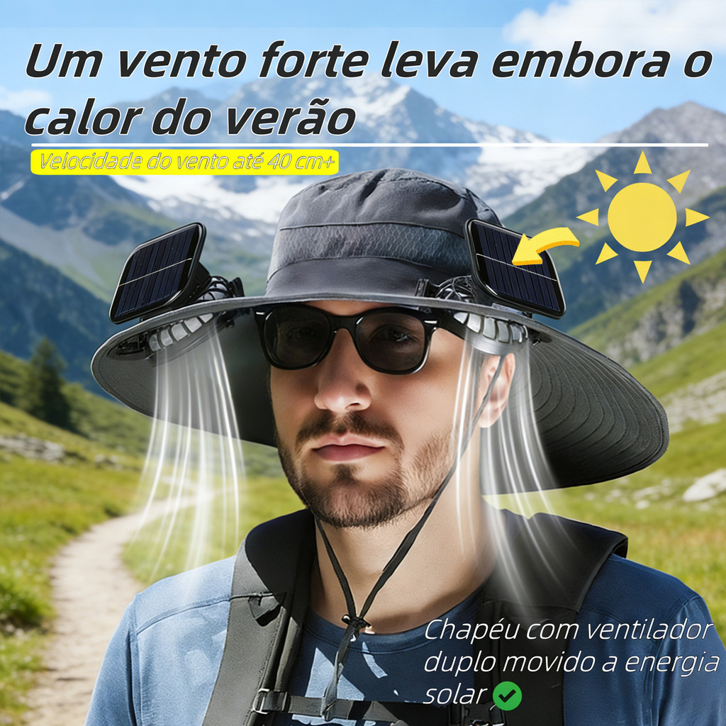 Boné Ventilador Solar: Onde Comprar | BuscaProdutos