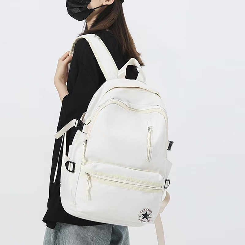 Mochila Simple Moderna Casual Unissex Com Grande Capacidade Para Escolar Viagem Trabalho Universitário X202 LING