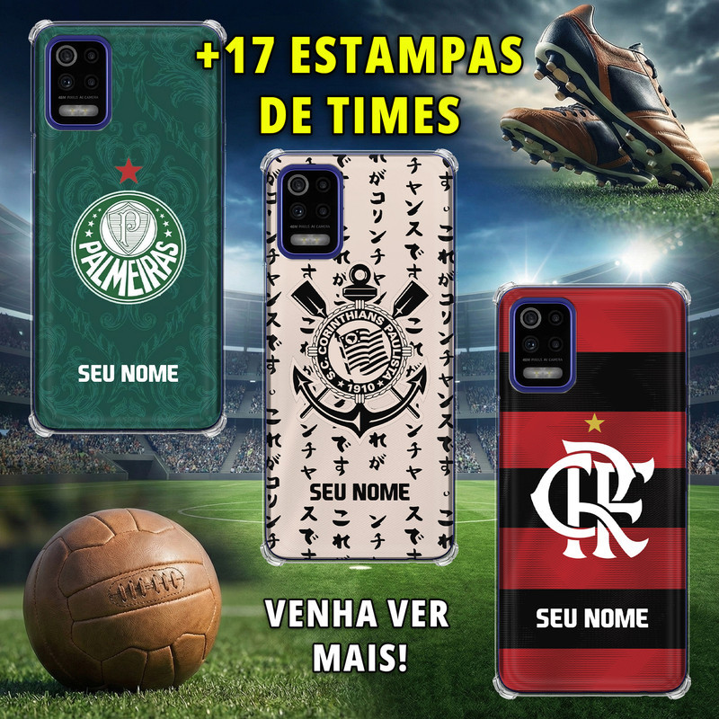 Capa Capinha para LG K62 - Times Brasileiros